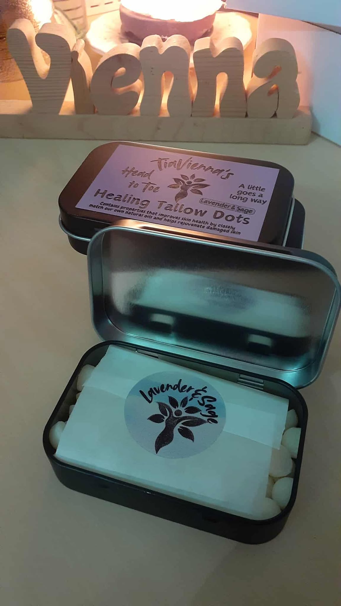 .Head to Toe Healing Tallow Dots 2oz