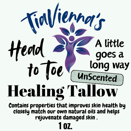 .Head to Toe Healing Tallow (Unscented)