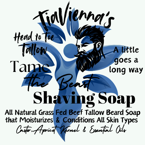 .Beast Shaving Soap Tin with Brush 3.oz
