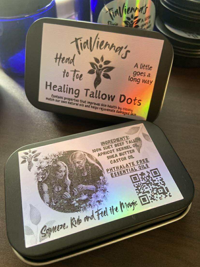 .Head to Toe Healing Tallow Dots 2oz