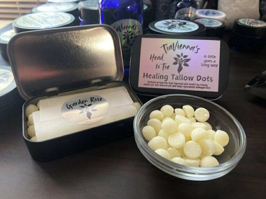 .Head to Toe Healing Tallow Dots 2oz