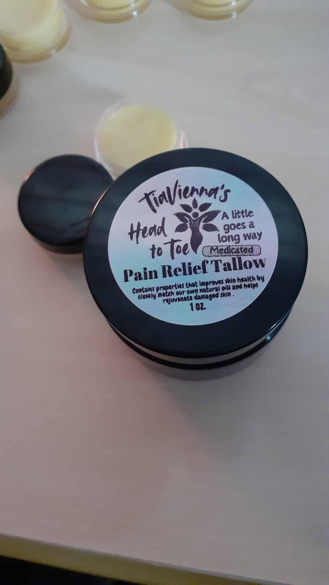 .Head to Toe Healing Tallow (Medicated Pain Relief)