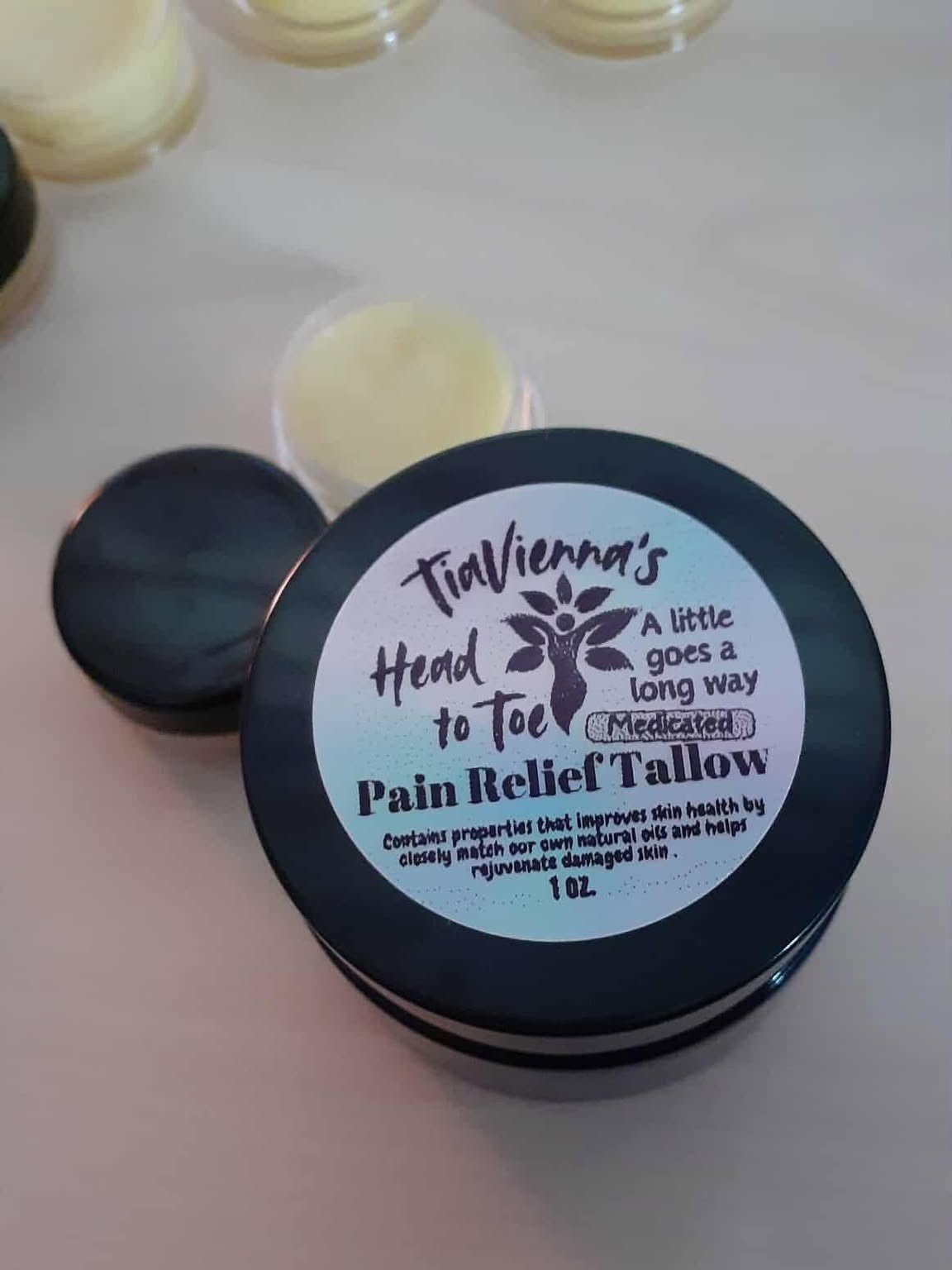 .Head to Toe Healing Tallow (Medicated Pain Relief)