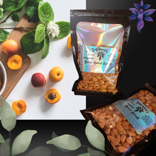 .Tia Vienna's Organic Bitter Apricot Kernel 4.oz
