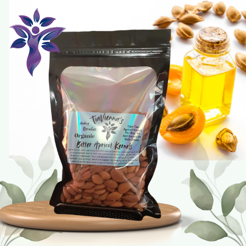 .Tia Vienna's Organic Bitter Apricot Kernel 4.oz